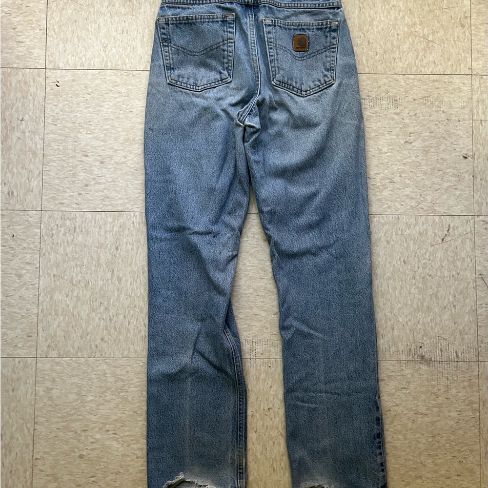 Highwaist Carhartt Straight Leg Jeans